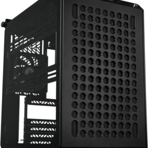 cooler master qube 500 caja semitorre atx/microatx/mini itx ventana lateral 7 ranuras de expansion gestion de cables audio 2xusb a 1xusb c 415x231x406mm color negro