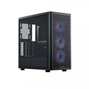 cooler master elite 502 caja torre e atx 3 ventiladores 120mm rgb ventana lateral gestion de cables audio 1xusb a 1xusb c 474x230x481mm color negro