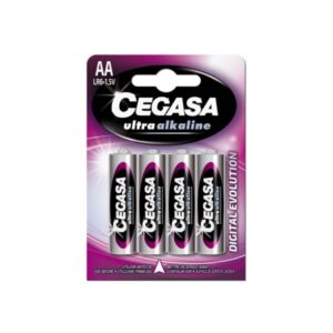 cegasa ultra alcaline pack de 4 pilas lr06 aa alta tecnologia mas capacidad, potencia y rendimiento