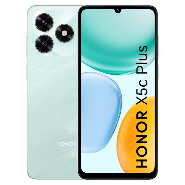 honor x5c plus smartphone pantalla 6.74" 4+4gb 128gb camara principal 50mp bateria 5260mah supercharge 15w color azul