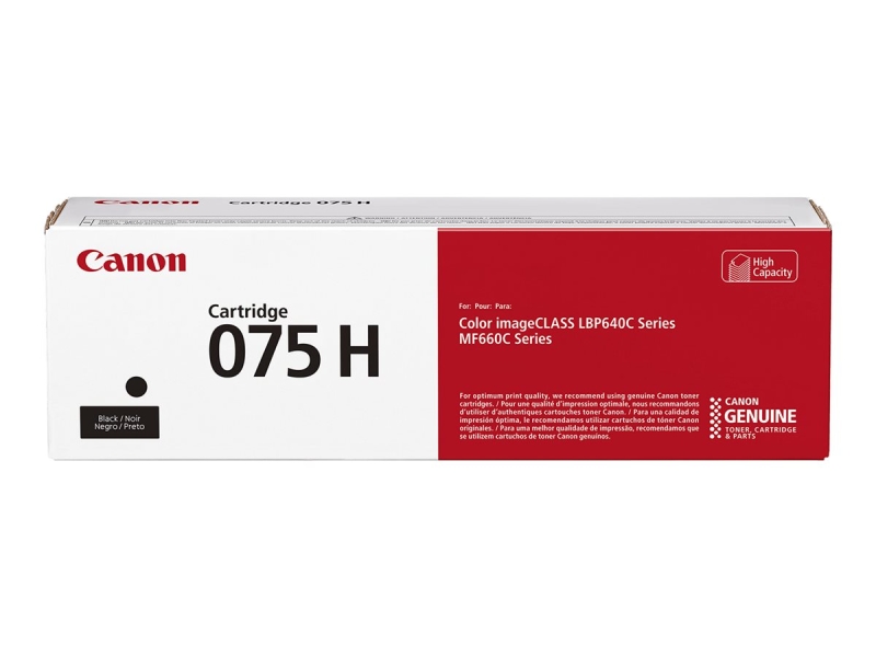 canon 075h negro cartucho de toner original 6369c002