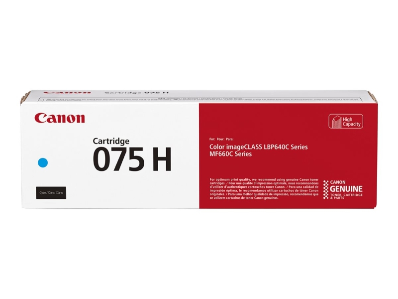 canon 075h cyan cartucho de toner original 6368c002