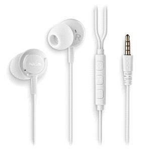 ngs cross drift auriculares intraurales con microfono jack 3.5mm boton multifuncion color blanco