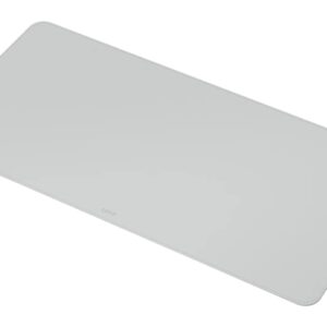leitz alfombrilla de escritorio grande 80x40cm espesor 2mm antideslizante impermeable color gris