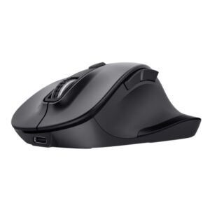 trust fyda raton inalambrico multidispositivo bluetooth 2400 dpi 6 botones color negro