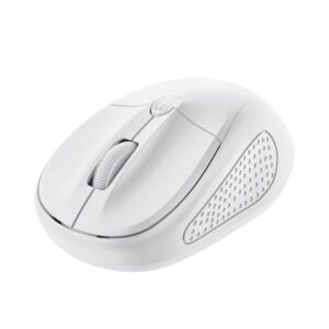 trust primo raton inalambrico 1600dpi 4 botones color blanco
