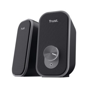 trust ador juego de altavoces 2.0 usb 12w color negro