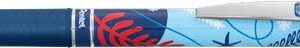 pentel energel boligrafo de tinta gel retractil 0.7mm trazo 0.35mm recargable grip de agarre tinta color azul diseños florales japoneses