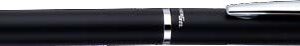 pentel energel high class boligrafo de tinta gel 0.7mm trazo 0.35mm recargable cuerpo metalico color negro