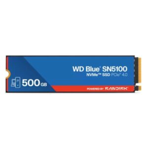 wd blue sn5100 disco duro solido ssd 500gb m2 pci express 4.0 nvme gen4 3d namd