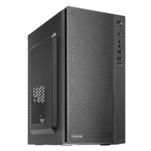 tacens anima ac5 minitorre frontal con malla completa soporte microatx/mini itx estetica minimalista y elegante 2 bahias 291x188x345mm color negro