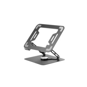 mars gaming ma rsn soporte de sobremesa para portatiles y tablets hasta 17" ajustable en altura rotacion 360º inclinacion hasta 180º 260x225x38mm color acero