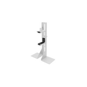 mars gaming mca gcbpro soporte de tarjeta grafica gpu ajustable en altura base magnetica antideslizante acero 100x40x144mm color blanco