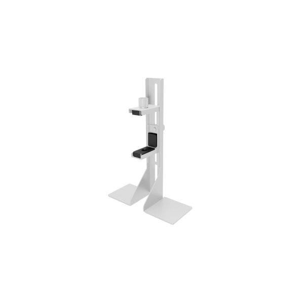 mars gaming mca gcbpro soporte de tarjeta grafica gpu ajustable en altura base magnetica antideslizante acero 100x40x144mm color blanco