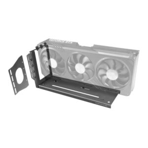 mars gaming mca gcv soporte vertical para tarjeta grafica gpu montaje universal base magnetica antideslizante modelos hasta 3 ranuras 274.5x143x84mm color negro
