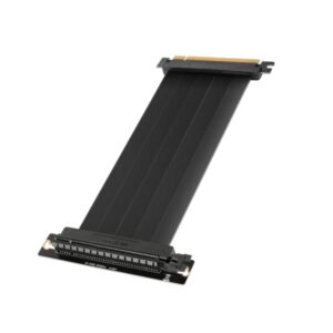 mars gaming mca pcie40 cable de extension riser pcie 4.0 x16 flexible blindaje emi conector hembra a 90º longitud 30cm color negro