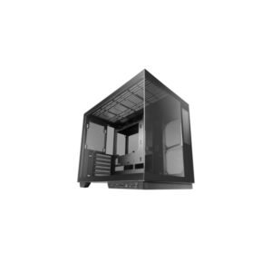 mars gaming mc mirage caja torre atx pantalla ips de 7.2” personalizable cristal templado frontal y lateral doble camara 7 ranuras de expansion 425x360x288mm color negro