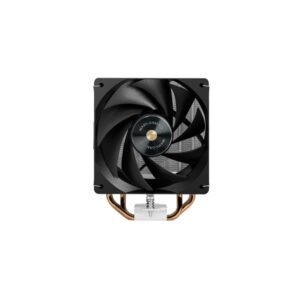 mars gaming mcpu x4 disipador cpu con 230w de potencia ventilador pwm de 120mm 4 heatpipes hct aletas de aluminio 120x68x154mm color negro