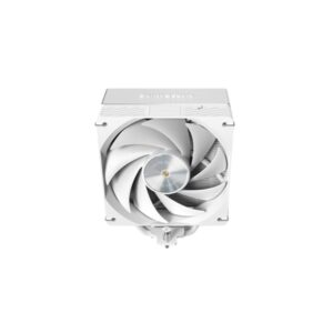 mars gaming mcpu x5 disipador cpu con 280w de potencia ventilador pwm de 120mm 5 heatpipes hct rendimiento ultrasilencioso color blanco
