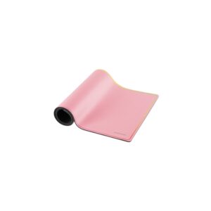 mars gaming mmp224 alfombrilla extragrande base antideslizante superficie nanotextil flexible 880x330x3mm color rosa