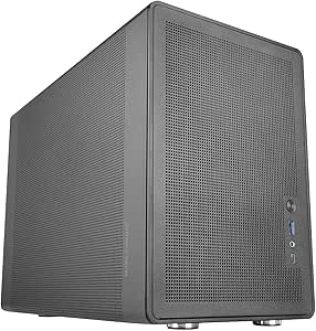 mars gaming mc xpro minitorre ultracompacta soporte microatx/mini itx rejilla de refrigeracion 360° ventilador trasero de 120mm 4 ranuras de expansion 392x196x289mm color negro