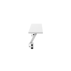 mars gaming mgds soporte elevador de monitor instalacion rapida mesas hasta 33mm de grosor maximo 10kg 60x20cm acabado en fibra de carbono color blanco