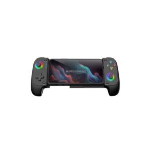 mars gaming mgpx gamepad bluetooth multiplataforma multifuncional 2 en 1 soporta smartphones hasta 6.8" vibracion dual funcion turbo color negro