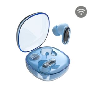 mars gaming mhib2 auriculares bluetooth 5.4 microfono integrado autonomia hasta 7h indicador led semitransparente 60x60x30mm color azul