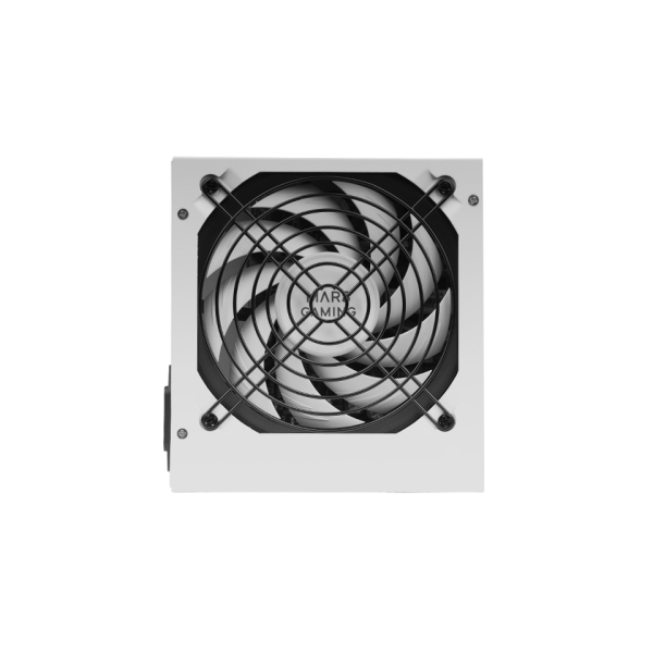 mars gaming mpiii550p fuente de alimentacion atx de 550w ventilador de 12cm silencioso con tecnologia ai rpm 14db color blanco