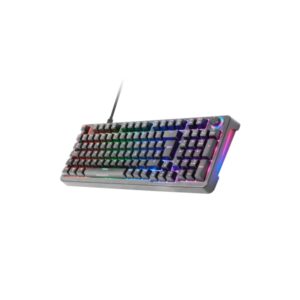 mars gaming mkpro teclado completo hibrido h mech switch skn amarillo disposicion francesa azerty fr iluminacion rgb chroma 385x140x40mm color negro