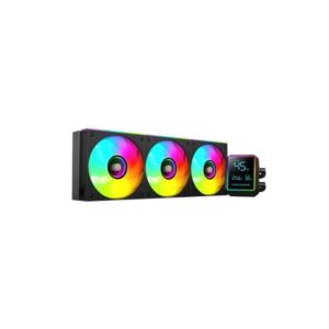 mars gaming ml lcdpro360 kit de refrigeracion liquida potencia 600w pantalla lcd 2.8" bomba opti chamber iluminacion argb color negro