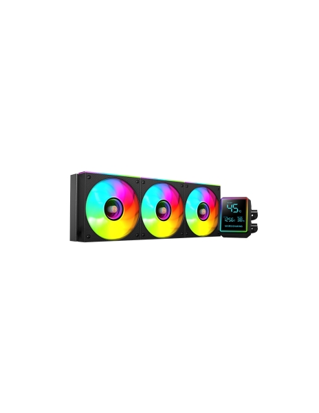 mars gaming ml lcdpro360 kit de refrigeracion liquida potencia 600w pantalla lcd 2.8" bomba opti chamber iluminacion argb color negro