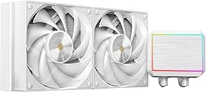 mars gaming ml proii240 kit de refrigeracion liquida potencia 450w iluminacion frgb bomba opti chamber color blanco