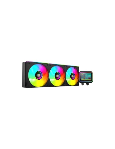 mars gaming ml visionii360 kit de refrigeracion liquida potencia 600w pantalla ips 2.8" iluminacion argb bomba opti chamber color negro