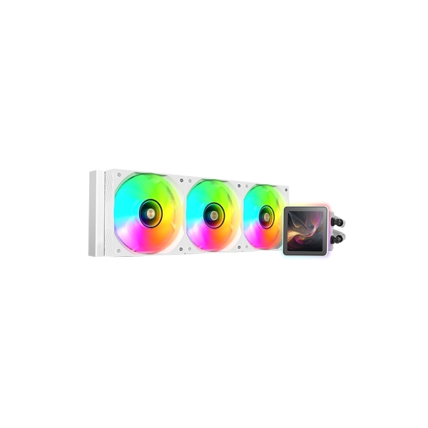 mars gaming ml visionpro360 kit de refrigeracion liquida potencia 600w iluminacion argb bomba opti chamber color blanco