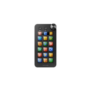 mars gaming msd neo dispositivo de control para retransmisiones/streaming, trabajo, gaming 15 teclas lcd y 1 boton dual 1 rueda de control software personalizable 149x76x39mm color negro