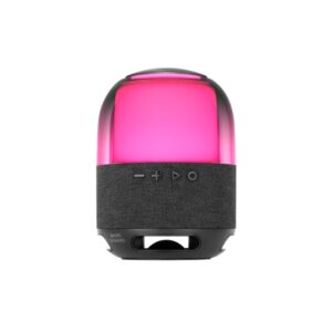 mars gaming ms flow altavoz bluetooth de 15w luces rgb 360 grados bateria de 2000mah compacto alcance hasta 10m color negro
