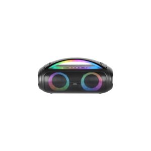 mars gaming ms pulse altavoz bluetooth de 50w luces rgb bateria de 5000mah microfono integrado color negro