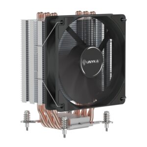 unykach unycool h60 disipador cpu multisocket universal ventilador 120mm color negro