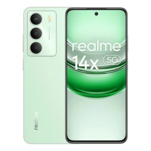 realme 14x 5g smartphone pantalla 6,67" 8+10gb ram 256gb 120hz camara 50mp color verde