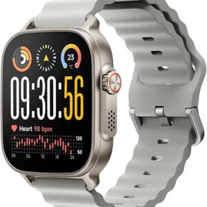 realme watch 5 reloj inteligente smartwatch pantalla amoled 1,97" ip68 autonomia hasta 16 dias cuerpo de aluminio nfc color plata