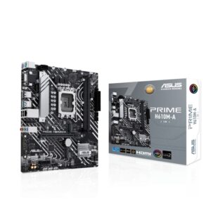 asus prime h610m a csm placa base intel 1700 2x ddr5, 2x m2, 4x sata iii, pcie 3.0, 4.0, usb 2.0, 3.2, rj 45, hdmi, displayport, vga microatx