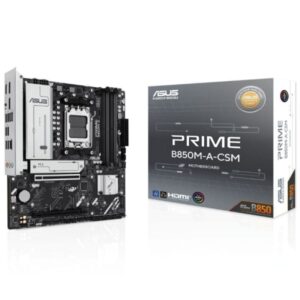 asus prime b850m a csm placa base am5 4x ddr5, 3x m2, 4x sata iii, pcie 3.0, 4.0, usb 2.0, 3.2, usb c, rj 45, hdmi, displayport, microatx