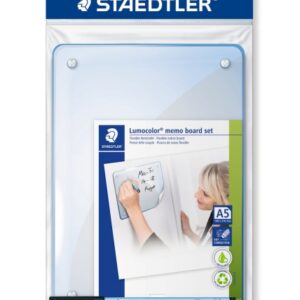 staedtler lumocolor 641 lamina para notas flexible con rotulador tamaño 210x148mm autoadhesivo limpieza en seco