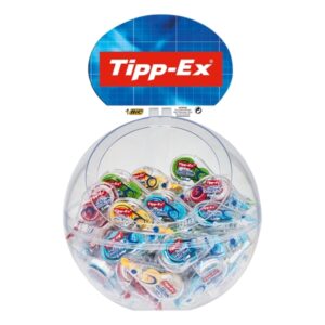 tipp ex mini pocket mouse fashion expositor con 40 cintas correctoras 5mm x 6m resistente escritura instantanea