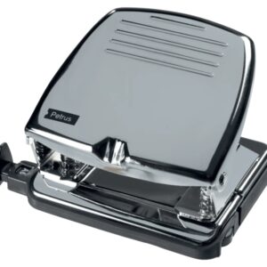 petrus 65c taladro perforador hasta 20 hojas marcas de formato punzones 5.5mm color cromado