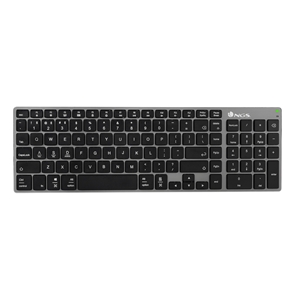 ngs fortune bt teclado multidispositivo inalambrico usb bluetooth portugues silencioso teclas x type bateria recargable