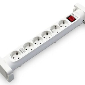 salicru regleta sps safe 6s protectores electricos activos de ultima generacion 6 tomas schuko color blanco