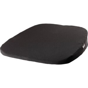 fellowes breyta cojin de asiento en cuña espuma con contenido reciclado asa incorporada funda de tejido de poliester 100% reciclado certificado por fira color negro