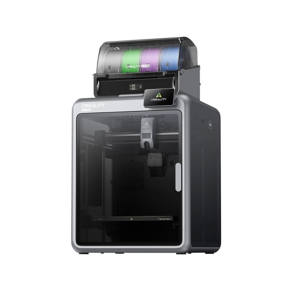 creality k2 pro combo impresora 3d cerrada + unidad cfs volumen 30x30x30cm impresion de alta velocidad de 600mm/s doble camara con ia usb, ethernet, wifi